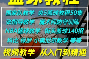 篮球视频教程_NBA明星实战篮球攻防技巧教程_街头篮球运球技巧