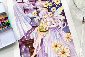 诣七七水彩插画进阶班第二期