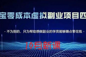 黄岛主·淘宝蓝海虚拟项目4.0