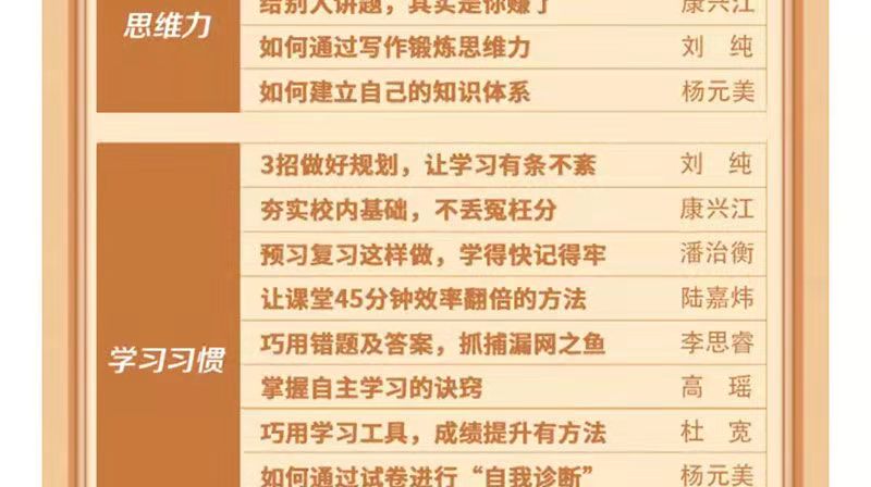 20位北大学子的50个学习方法