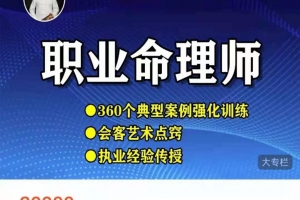 金玉章八字职业班录音