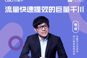 网川·流量快速提效的巨量千川