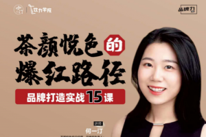 《茶颜悦色的爆红路径》品牌打造实战15课