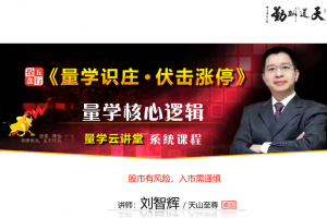 量学云讲堂刘智辉《量学识庄·伏击涨停》30期