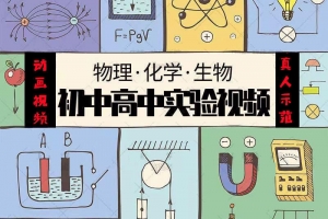 初中高中实验视频化学物理生物动画操作视频