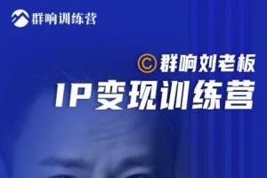 群响刘老板·IP变现训练营第6期