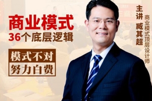 臧其超：新商业模式36个底层逻辑