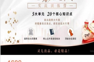 灵儿投研日记《趋势波段实战训练营》趋势为王，波段复利