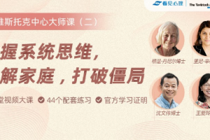 掌握系统思维，理解家庭，打破僵局