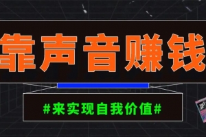 卖小众音频变现，日传5视频躺赚收入项目