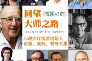 回望大师之路：心理治疗流派创始人访谈、案例、督导合集