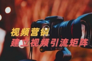 视频精准引流矩阵打造，帮助新手建立涨粉系统