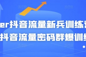 PETER抖音流量新兵训练营