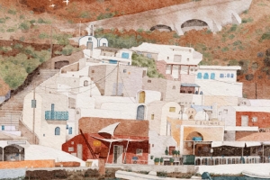 冷风ipad插画课水彩风景进阶2021年9月结课