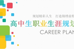 高中生高一高二高三职业生涯规划 12套