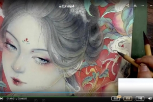 熙往2022古风水彩插画第9期【画质高清有笔刷】