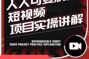 进击的小徐·人人可复制的短视频5个项目