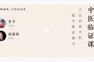 李辛·赵前林《中医临证课》