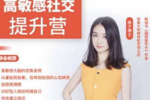 琳子博士-高敏感社交提升训练营（37节完结）