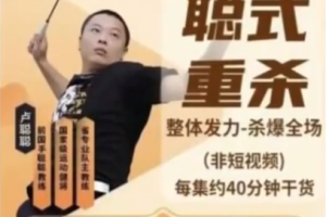 【聪式重杀技术+战术大合集】每大集约40分钟干货_羽毛球杀球教学_宝藏羽毛球教练聪聪