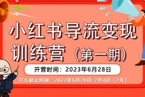 小红书导流变现营，公域导私域，适用多数平台，一线实操实战团队总结，真正实战，全是细节！