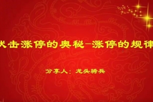 量学云讲堂龙头骑兵单晓禹07期