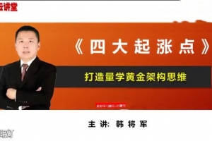 量学云讲堂韩将军打造量学黄金架构思维第3期