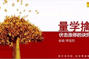 量学大讲堂金城李亚民量学擒龙伏击龙头第40期五段位