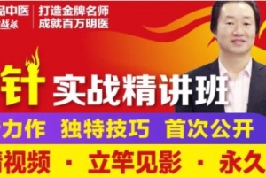 胡超伟·火针实战精讲班–静脉曲张、带状疱疹、老年斑、祛痣、面部红血丝