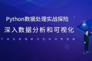 Python数据处理实战探险 深入数据分析和可视化 基于真实数据解决实际场景难题