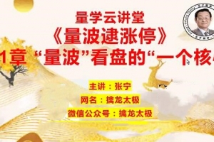 量学云讲堂 张宁基训第28期视频课程正课收评系统课+指标  共70视频