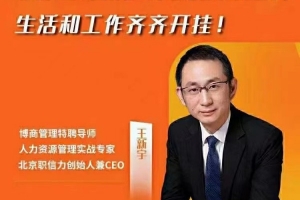 《王新宇·流程性思维课》~—套生活工作识人办事的底层逻辑