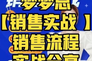梦梦总-销售心法-销售落地实战分享
