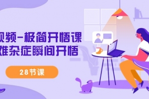 短视频-极简开悟课，疑难杂症瞬间开悟（28节课）