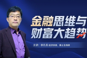 李孔岳教授金融思维与财富管理 32节