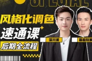 风格化调色：后期全流程速通课
