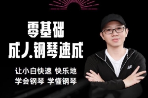 冬冬应用钢琴零基础成人钢琴速成让小白快速快乐学会钢琴学懂钢琴