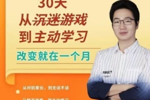 徐哥-30天从沉迷游戏到主动学习