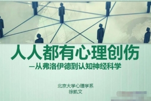 徐凯文从弗洛伊德到认知神经科学——人人都有心理创伤微课10讲音频+课件