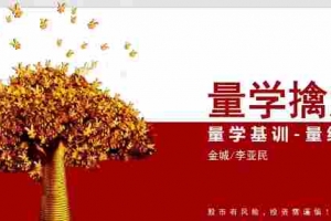 量学大讲堂金城李亚民量学擒龙伏击龙头第49期+量线3段位课