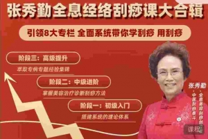 【张秀勤】亲授：全息刮痧系列课大合集