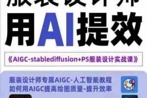 实战培训班：AIGC-Stablediffu+PS服装设计-服装设计师的人工智能课