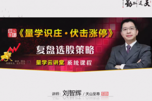 量学云讲堂2024年天山至尊刘智辉第58期视频课程+第四段位课