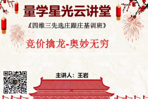 量学云讲堂王岩江宇龙2024年第53期视频 主课正课系统课+收评
