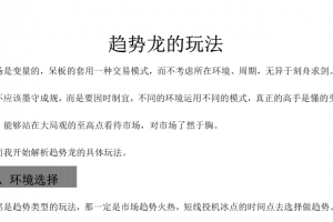龙行刺：趋势龙的玩法 1PDF