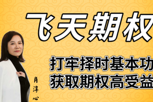 肖淳心飞天期权 · 裸K择时课