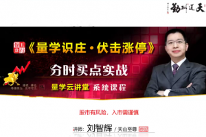 量学云讲堂2024年天山至尊刘智辉第59期视频课程+第五段位课