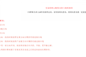 期货尹景林 交易的核心框架线下课程