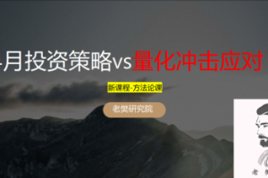 老樊研究院4月投资策略vs量化冲击应对20250330 PDF文章