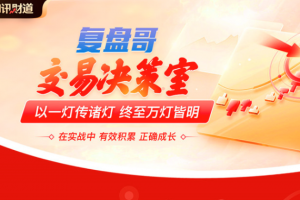 【复盘哥】看懂龙头股复盘哥交易决策室交易系统课整理